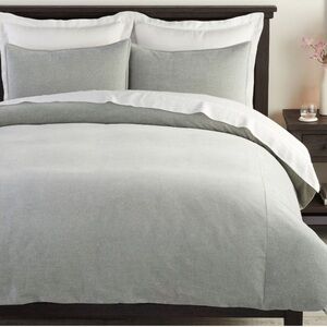Pottery Barn Hutson Heather Velvet Duvet Cover